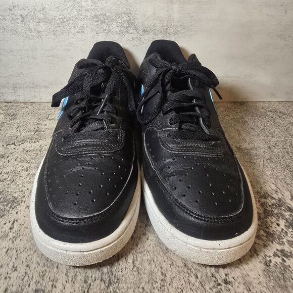 Nike Court Vision Low Next Nature Mens Size 8.5 Sneakers Black/Blue DH2987-005 - Picture 4 of 6